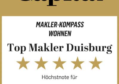 Zum wiederholten Male bester Makler in Duisburg