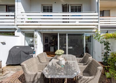 Balkon und Terrasse zum moderniserten Reihenhaus mit großem Raumangebot in Duisburg-Hochheide am Uettelsheimer See