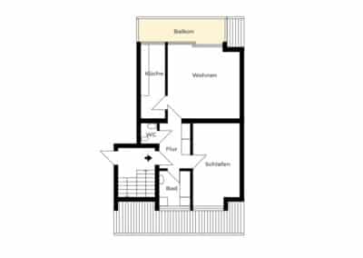 Grundriss. - Wohnung mit besten Aussichten, Immobilien Hempel. Ihr Makler in Duisburg