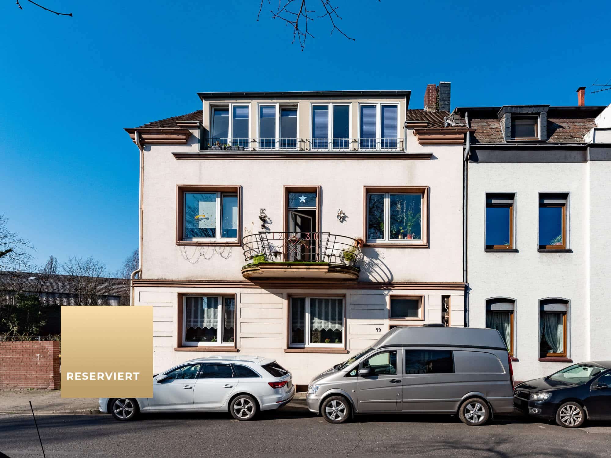 Wohnbereich zur Obergeschoßwohnung im Mehrfamilienhaus Duisburg-Homberg