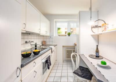 Küche der 2-Zimmerwohnung in ruhiger Lage von Meerbsuch-Büderich