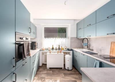 Küche in der Kapitalanlage mit eigenem Garten und Stellplatz zum Kauf in Mülheim-Saarn