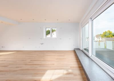 Maisonette-Loftwohnung mit Dachterrasse und eigenem Gartenanteil im grünen Duisburg-Mündelheim zur Miete