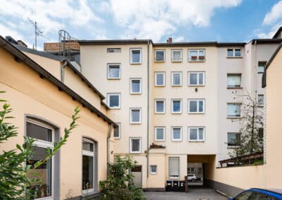 Rückansicht des Anbaus, Gewerbe in Duisburg-Neudorf zum Kauf
