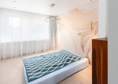Schlafzimmer im Zweifamilienhaus mit moderner Eigentümerwohnung am Oberhausener Kastell