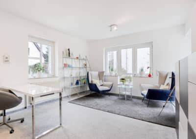 Therapieraum 4 zur Praxisfläche mit fünf Behandlungsräumen in Dinslaken, Immobilien Hempel, Makler für Duisburg, Dinslaken, Mülheim