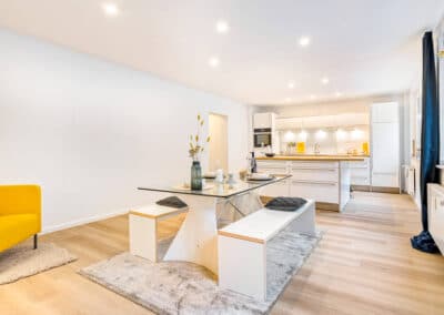 Modernisierten Eigentumswohnung in ruhiger Wohnlage des Duisburger Dellviertels mit XXL-Wohnküche