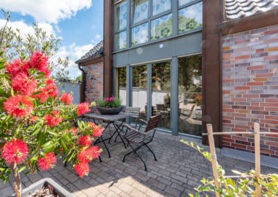 Terrassenbereich in ruhiger Lage, Hinterland Duisburg-Huckingen